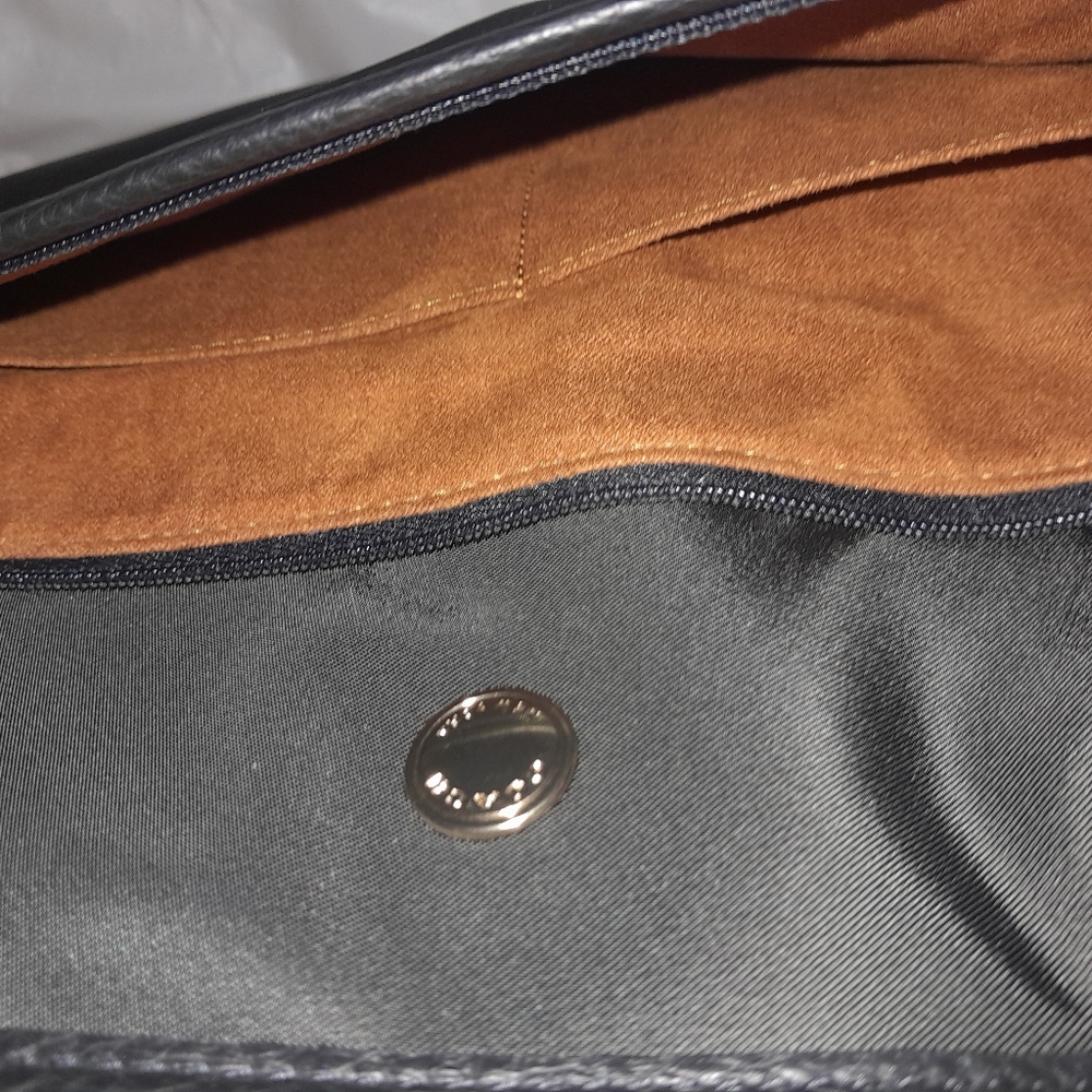 New Coach Ellis Lap Top Sleeve In Black/Gold (Two Zipper Sleeve) NWT - Picture 7 of 10